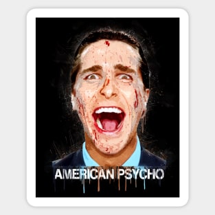 American Psycho - Christian Bale Sticker